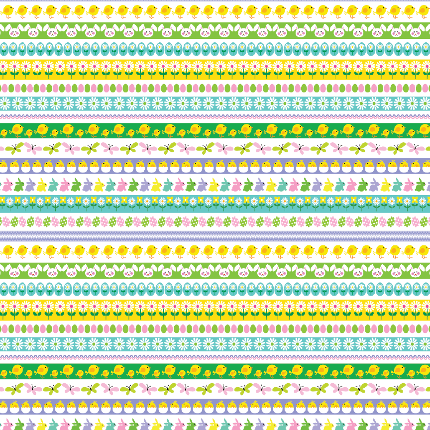 Easter Border 1 Pattern Acrylic Sheets - CMB Pattern Acrylic